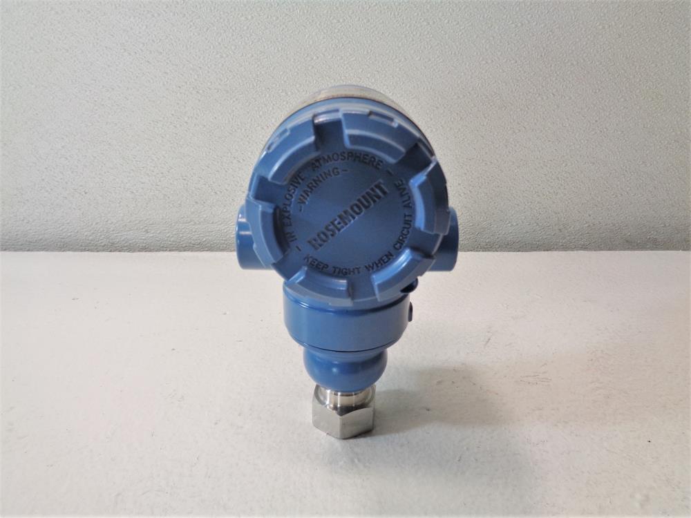 Rosemount 2051 In-Line Pressure Transmitter, 0 - 1000PSI, #2051TG5A2B21AM5E5